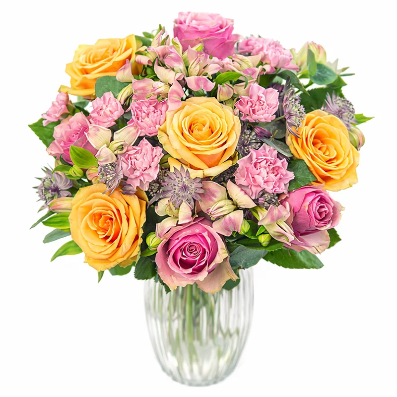 Ramo de flores para bebé recém-nascido