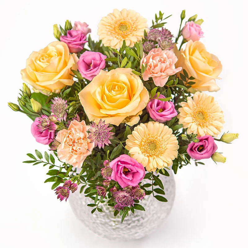 Ramo de Páscoa com flores de primavera