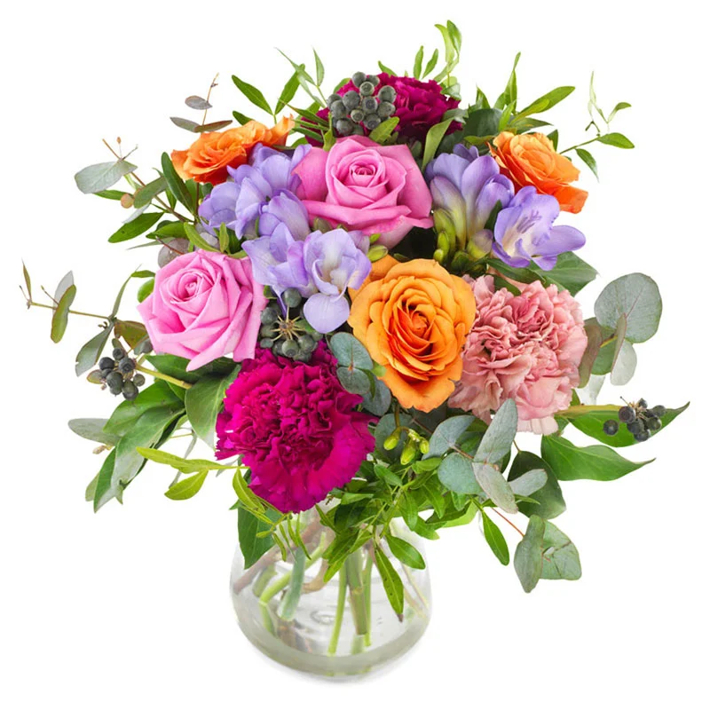 Ramo de primavera com flores coloridas, envia flores online
