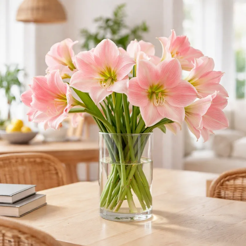 Amaryllis - rosa - imagem 2