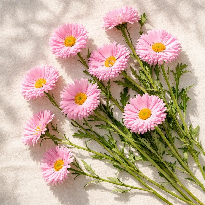 Áster - Rosa - imagem 4