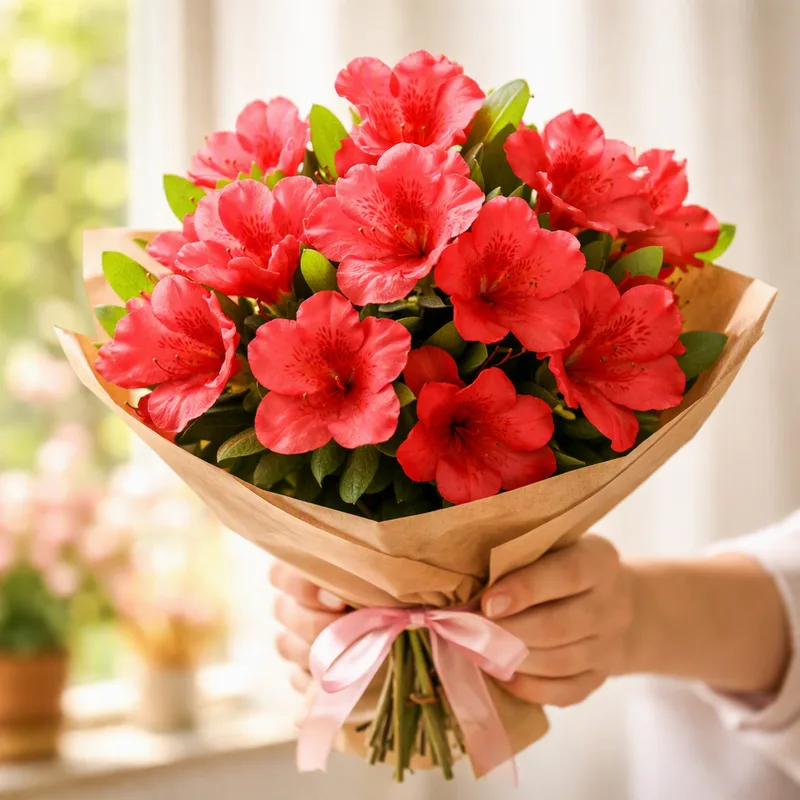 Azalea vermelha - imagem 3
