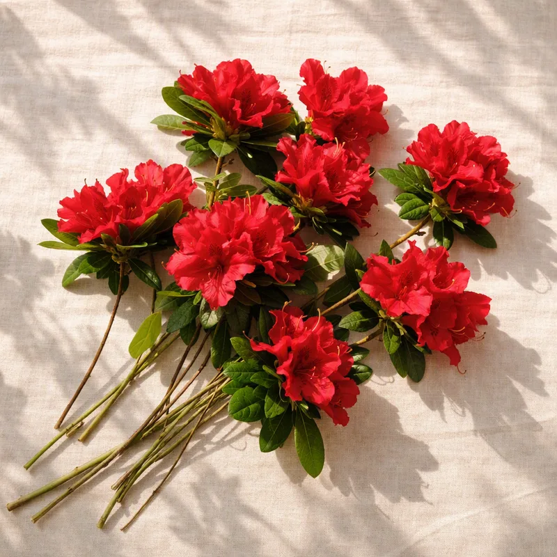 Azalea vermelha - imagem 4