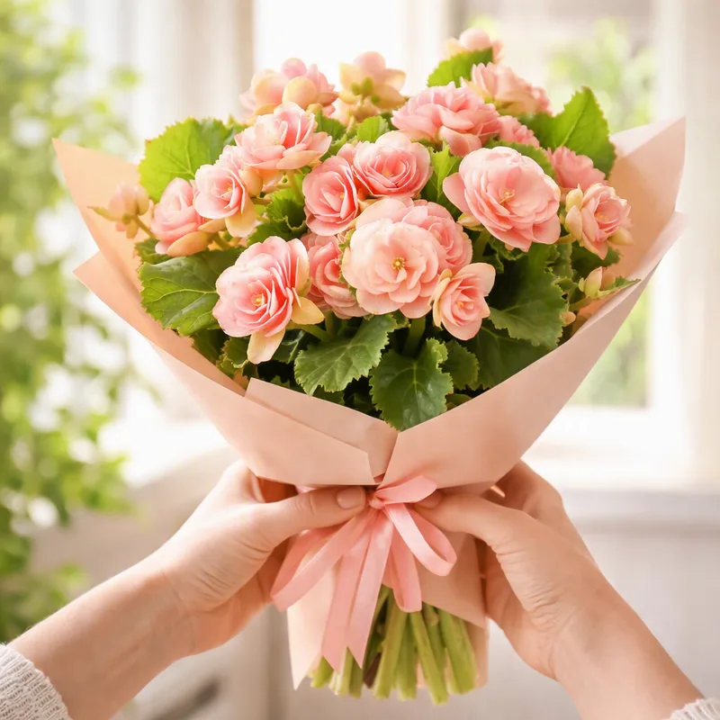 Begónia rosa - imagem 3