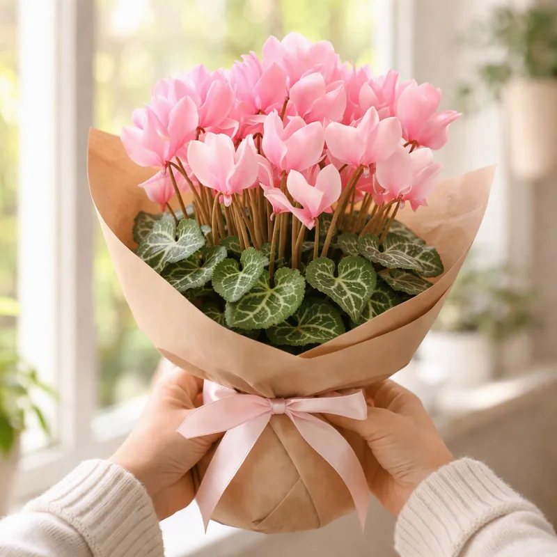 Ciclâmen rosa - imagem 3