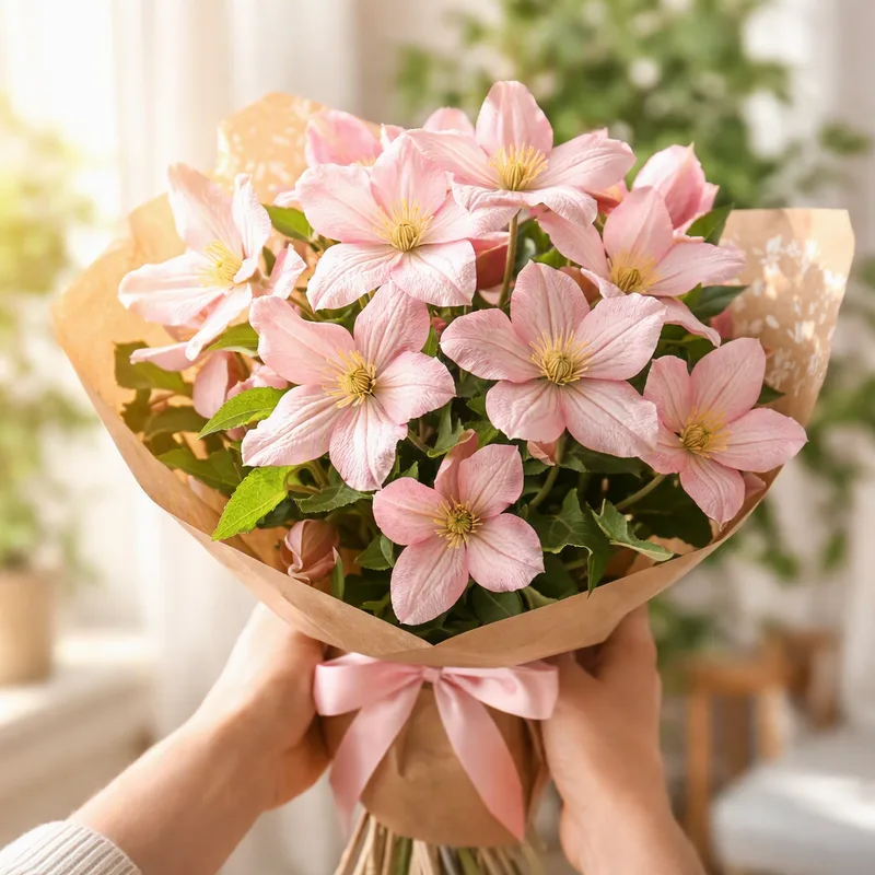 Clematite - rosa - imagem 3