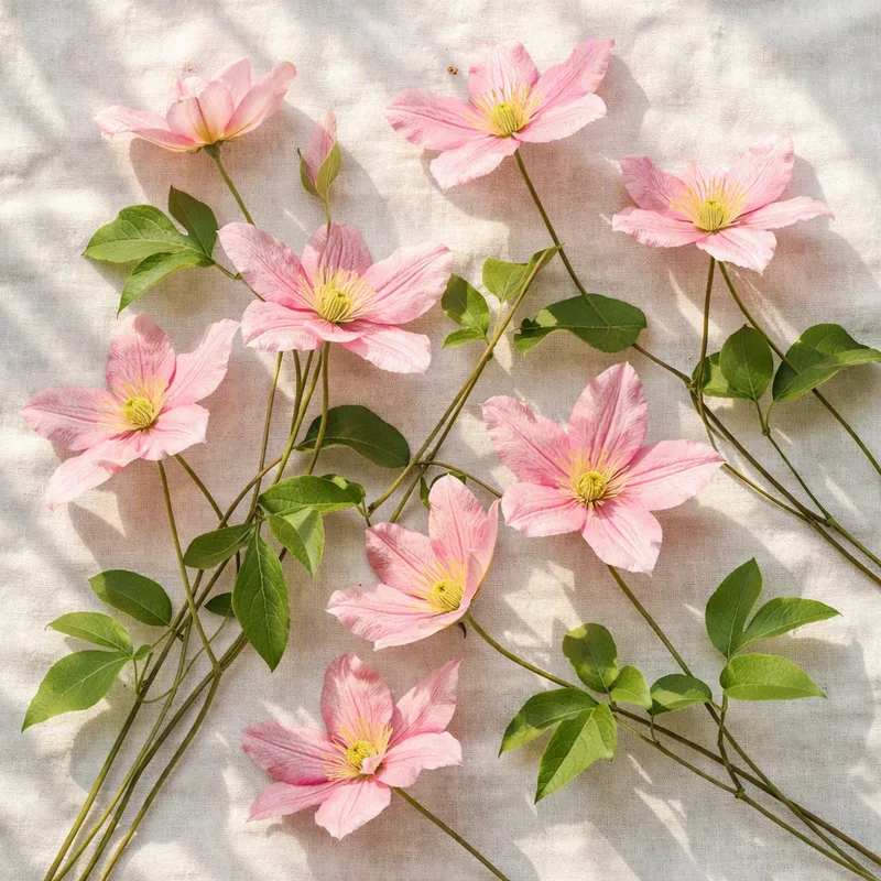 Clematite - rosa - imagem 4