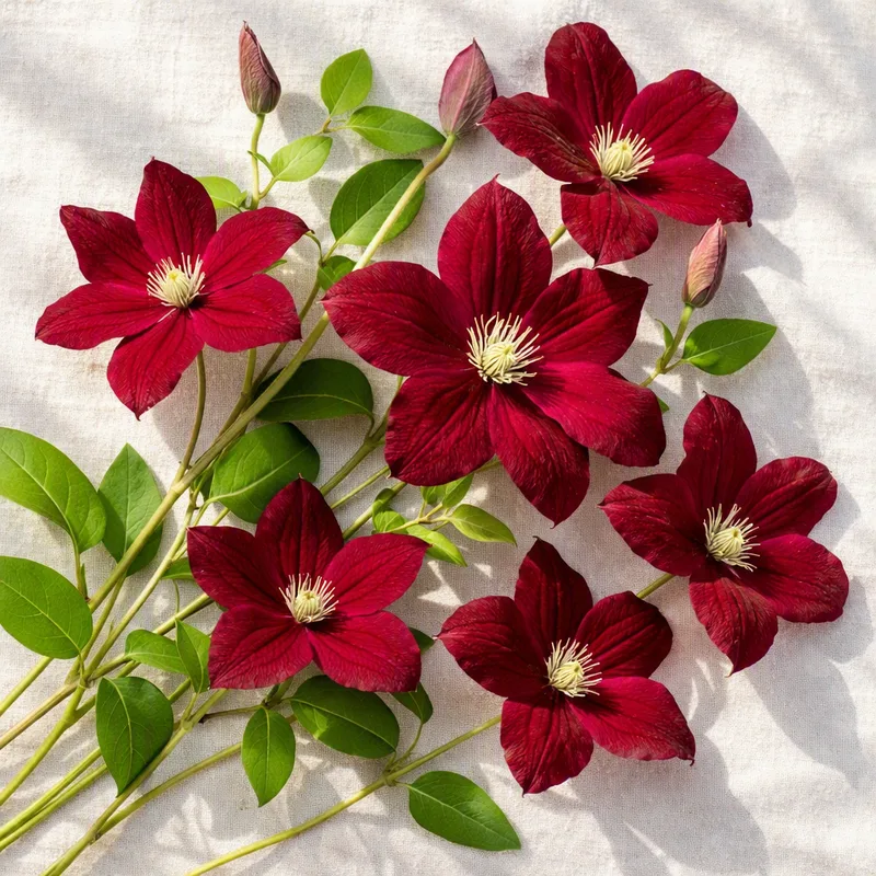Clematite vermelha - imagem 4