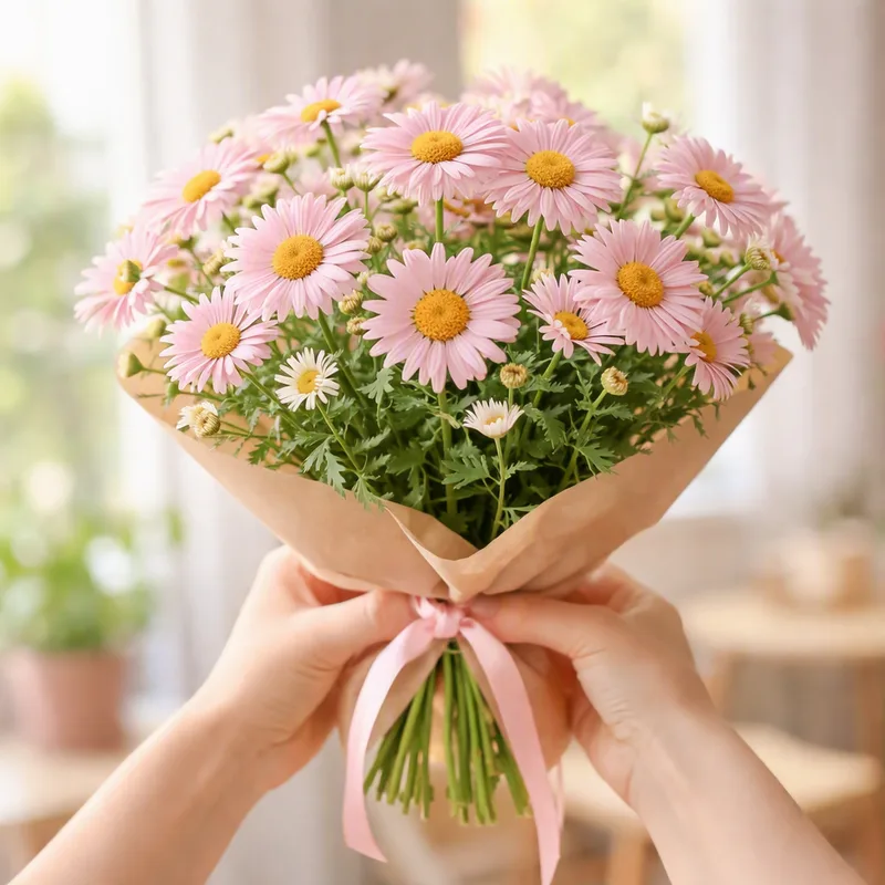 Crisântemo - rosa - imagem 3