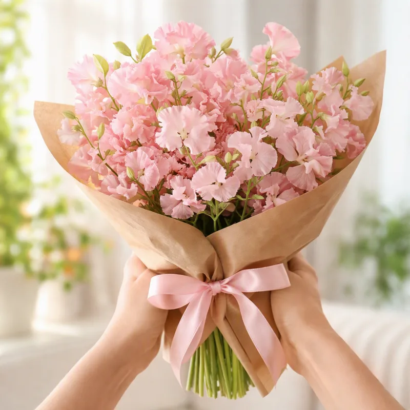 Ervilha-de-cheiro rosa - imagem 3