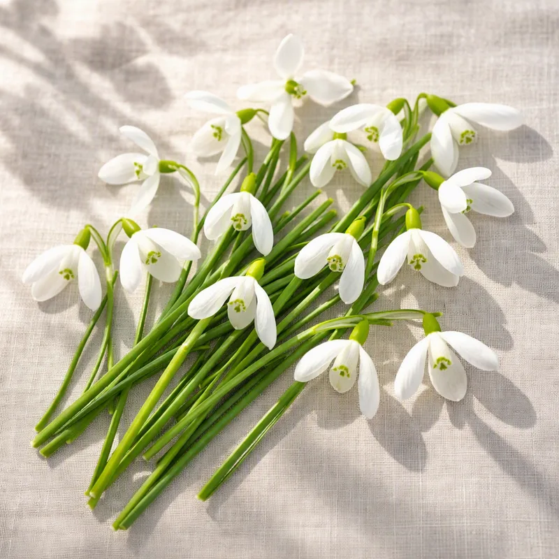 Flor-de-neve branca - imagem 4
