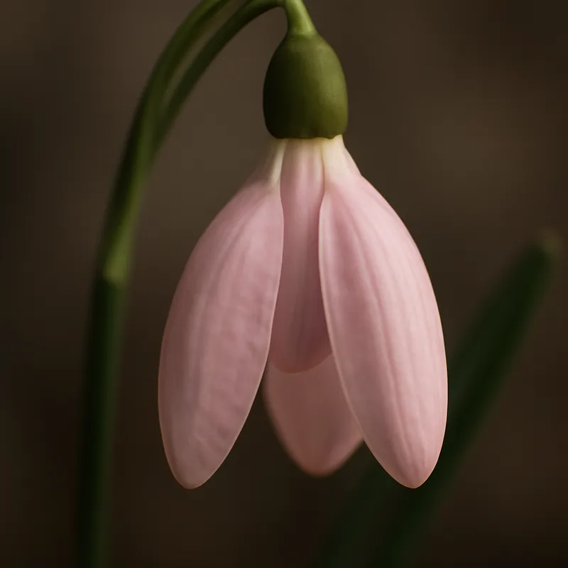 Flor-de-neve - rosa - imagem 2