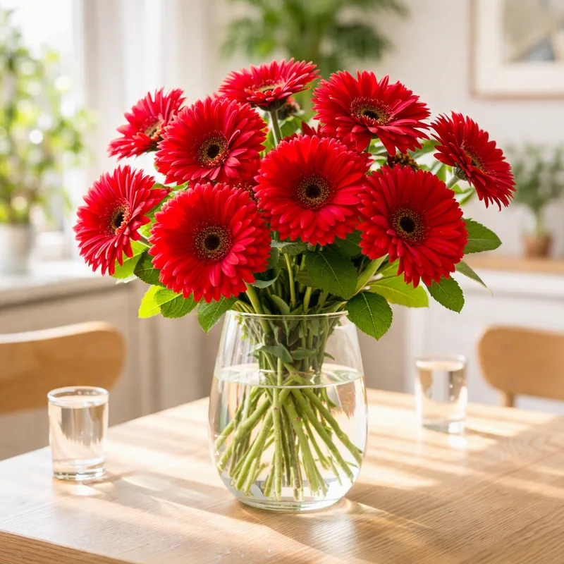 Gerbera vermelha - imagem 2