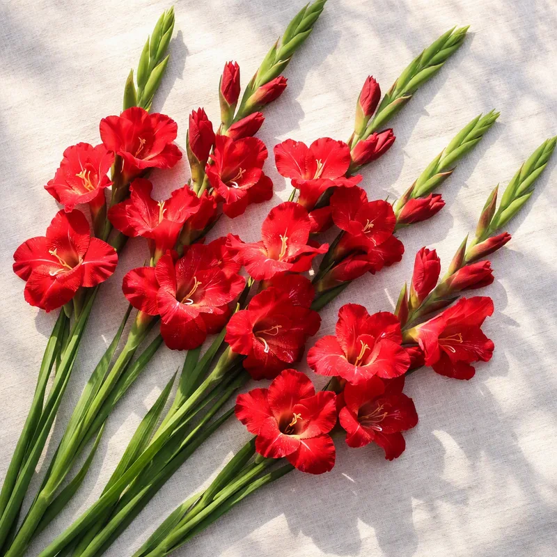 Gladíolo vermelho - imagem 4