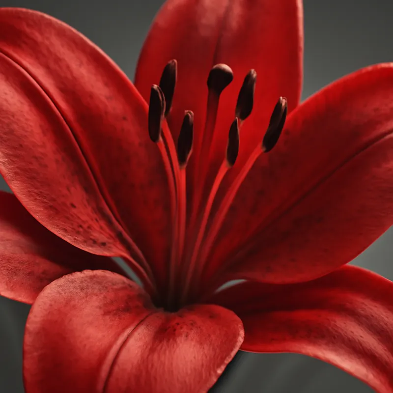 Lírio vermelho - imagem 2