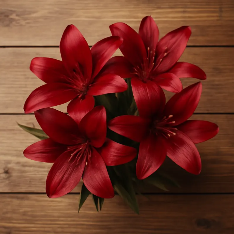 Lírio vermelho - imagem 3