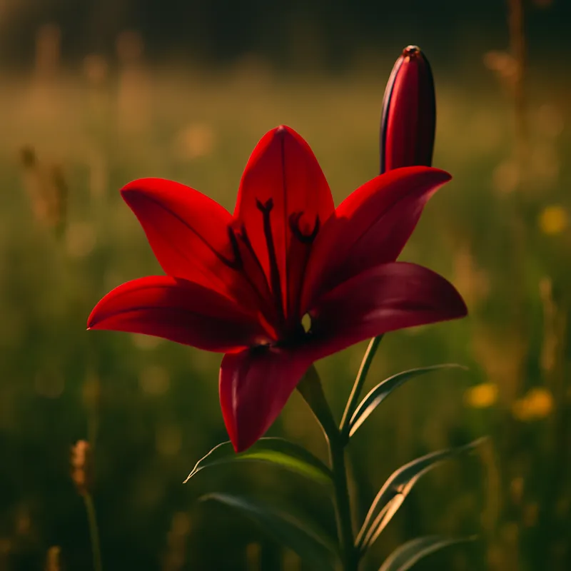 Lírio vermelho - imagem 4
