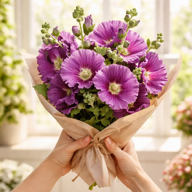 Malva-rosa clássica - imagem 3