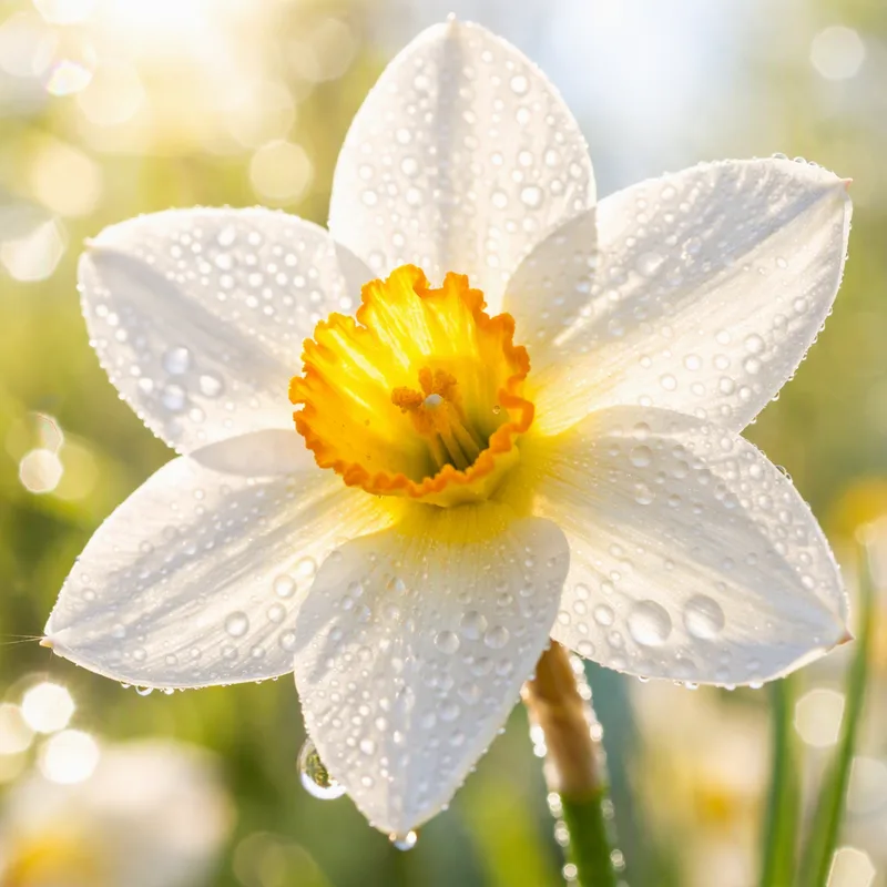 Narciso-trombeta branco - imagem 1