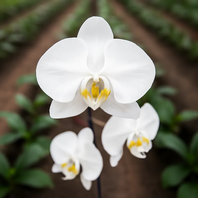 Orquídea branca (Phalaenopsis) - imagem 4