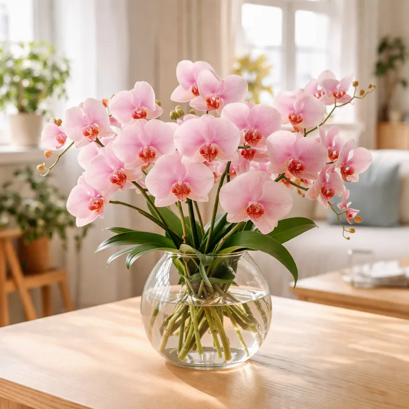 Orquídea (orquídea-da-noiva) - rosa - imagem 2