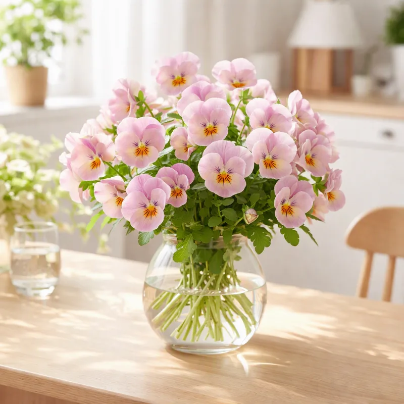 Amor-perfeito rosa - imagem 2