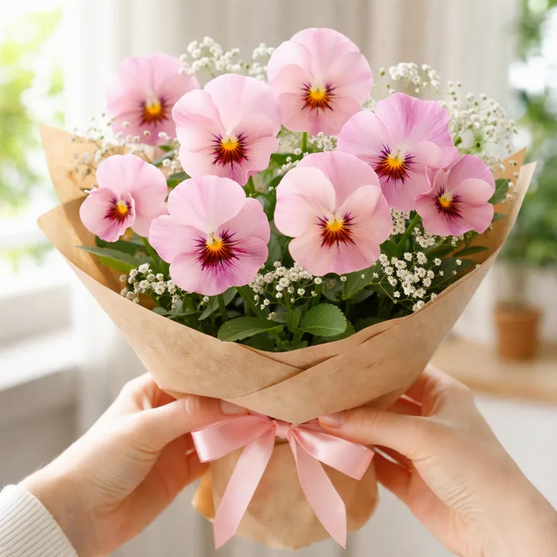 Amor-perfeito rosa - imagem 3