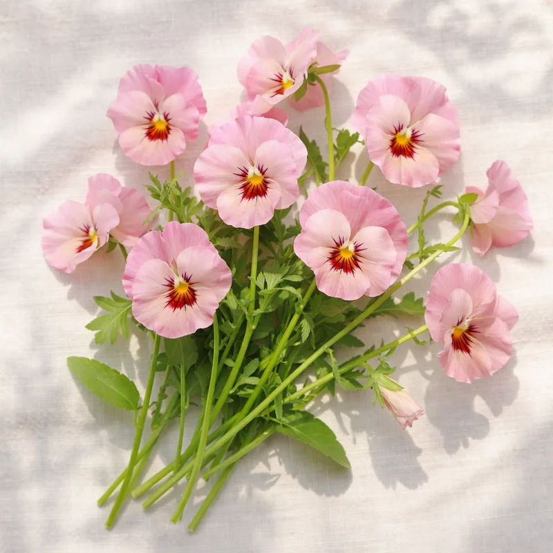 Amor-perfeito rosa - imagem 4