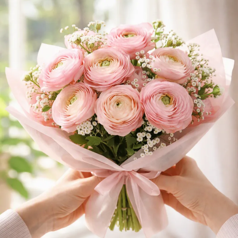 Ranúnculo - rosa - imagem 3
