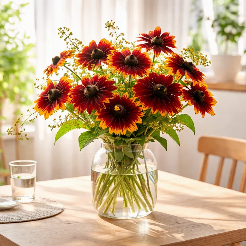 Rudbeckia vermelha - imagem 2