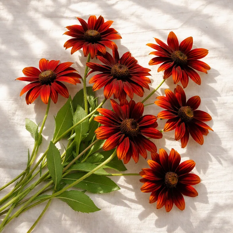 Rudbeckia vermelha - imagem 4