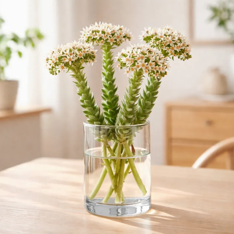 Sempervivum branco - imagem 2