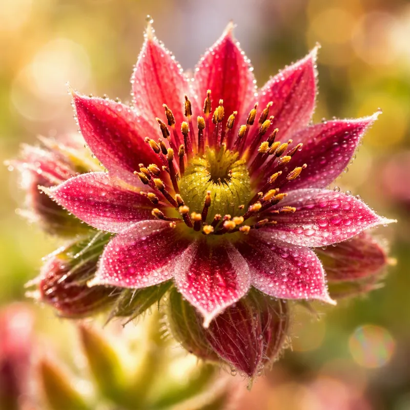 Sempervivum vermelho - imagem 1
