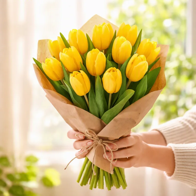 Tulipa clássica amarela - imagem 3