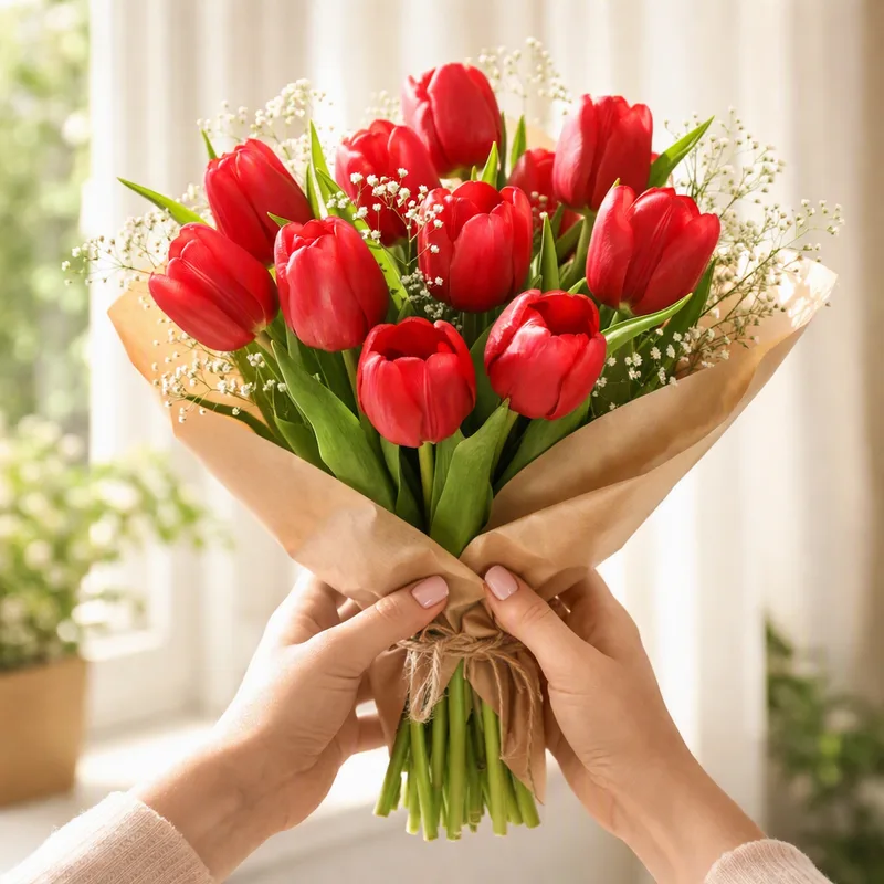 Tulipa vermelha - imagem 3