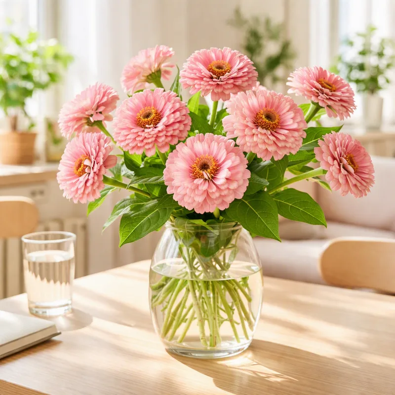 Zinnia - rosa - imagem 2