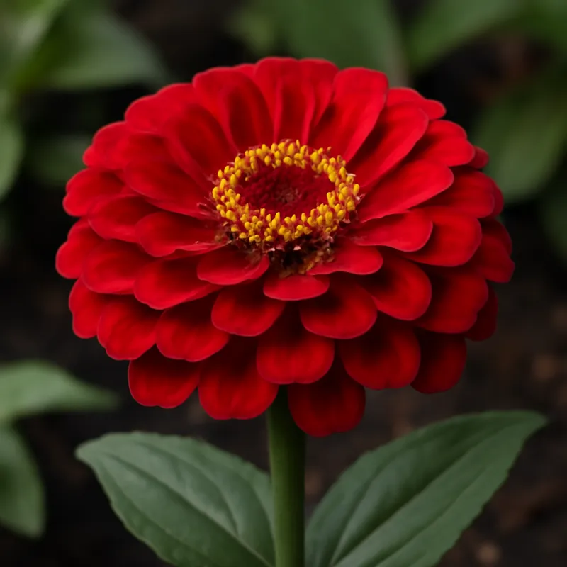 Zinnia vermelha - imagem 4