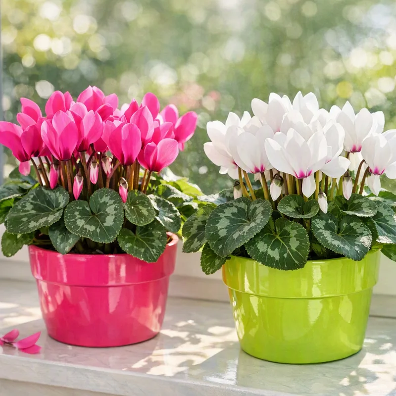 Ciclame em vaso, uma flor elegante para interior